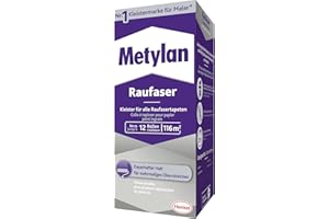 Metylan Papier ingrain, colle solide pour papier peint ingrain, avec forte adhérence initiale, colle durable et corrigable avec méthylcellulose, 1 x 720 g