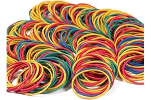 LONELY HIGH HEELS Gummiband Haushaltsgummi 300 Stücke Gummibänder Farbe Gummiringe Gummi 38 * 1.4 Gummiringe Essentials für Zuhause Büro Schule gummis