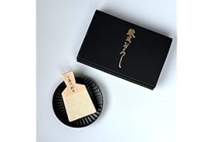 長次郎 Rallador tradicional japonés para wasabi y jengibre con plato Minoyaki fabricado en Japón (con plato pequeño Minoyaki, negro y rallador tamaño pequeño)