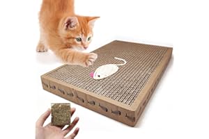 BPS BUENA PET SHOP BPS Rascador Gatos Rascador de Cartón Juguetes Gatos Accesorio Ideal para Afile las Uñas (24X39) BPS-1853