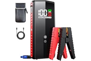 VANTRUE JS1 Power Pack, 3000A Peak Current, 20000mAh, 12V Car Jump Starter, LED Display & Emergency Lighting, Battery Cable, 7.5L Gas/6L Diesel, PD 65W Quick Charge