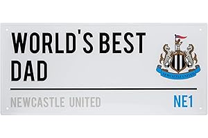 FOCO Football Team Worlds Best Dad Street Sign (Newcastle United FC)