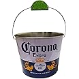 The Tin Box Company Corona Beverage Bucket with Wire Handle and Lime Grip