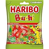 Haribo Bruchi, Caramelle Gommose a Forma di Bruco, Gusto Frutta, Ideali per Feste e Dolci Momenti di Relax - 175gr