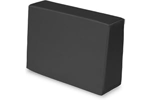 ‎TEXDEKO TexDeko Seitenkissen 60x43x20/15cm für Palettenkissen In- & Outdoor wasserabweisend Bezug mit Reißverschluss waschbar (Anthrazit)