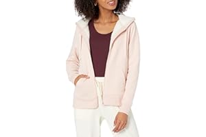 Amazon Essentials Bluza z kapturem Kobiety Sherpa-lined Full-zip Hoodie (1 w zestawie)