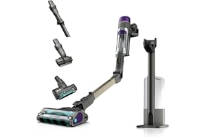 Shark aspirateur sans Fil PowerDetect Clean & Empty, DuoClean Detect, Reverse Clean, Base Auto-vidante 2 l, Anti-Hair Wrap Plus, autonomie 70 Min, léger, Access. Animaux/multisurface, Gris IP3251EUT