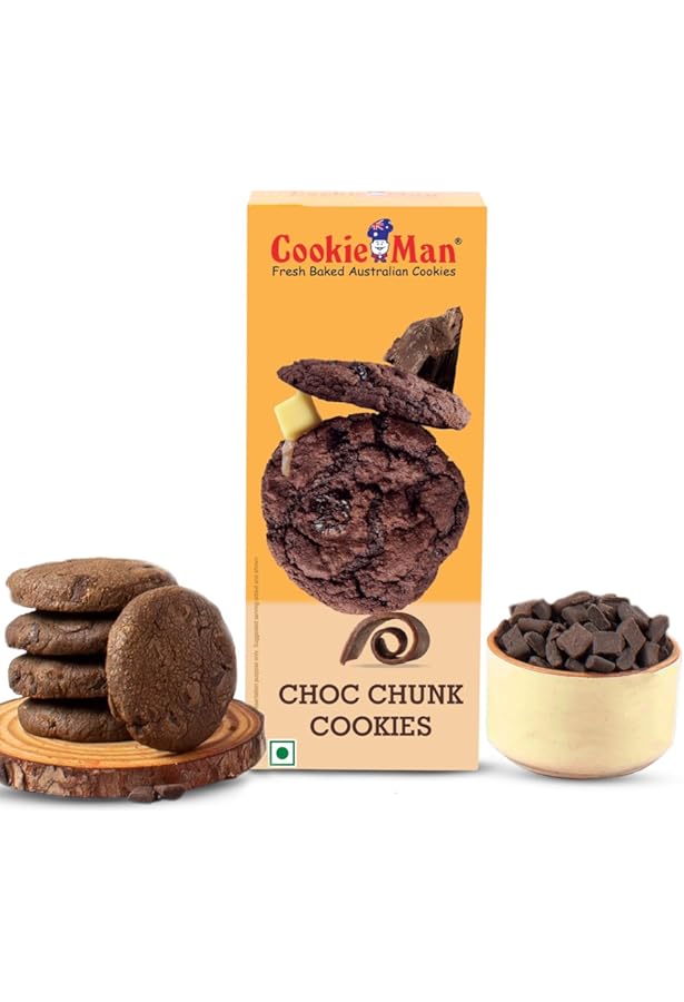 cookie出品です CookieMan Choc Chunk & Brandy Snap (Flavoured) Cookies | 120gPack