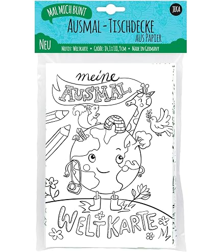 Nappe à Colorier Géante Océan 137x274cm - Activité Enfants Anniversaire - Papier Haut De Gamme Anti-Tâches