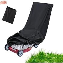 Housse Tondeuse à Gazon SUNOYA 195x108x66cm - Oxford 210D Imperméable - Cordons De Serrage - Sac De Rangement