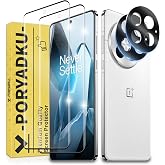 V-PORYADKU Screen Protector for OnePlus 13 5G, Tempered Glass Film 2 Pieces+ Camera Lens Protector 2 Pieces, 9H Hardness, Ant