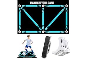 Football Training Mat -Soccer Mastery Skills XL 90x60cm Football Gifts for Boys | Pro Dribble Ball Control & Stress Relief Games for Kids Girls & Teenage | Birthday Christmas Gifts