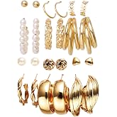 Shining Diva Fashion 12 Pairs Combo Earring Set Latest Stylish Western Earrings for Women and Girls (16142er)