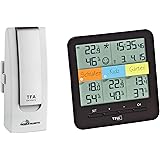 TFA Dostmann WeatherHub Starter Set Klima Funk-Thermo-Hygrometer, Smart Home, mit 3 Sendern, schwarz/weiß, L210 x B85 x H210 