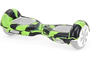 ‎ROBWAY Robway Original Hoverboard Silikon Schutzhülle - W1 & W2 (6,5" / 8") - Gummihülle - Cover - Skin (Größe 8 Zoll/Camouflage Grün)