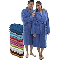 Accappatoio TOM TAILOR In Cotone Spugna - Taglia L, Con Cappuccio, Strisce Medie, Colore Turchese
