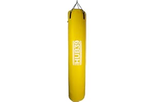 HUB39 - Sacco Boxe Professionale Made in Italy, 70 kg, 180 cm, Lungo e Pieno - Per Muay Thai, Taekwondo