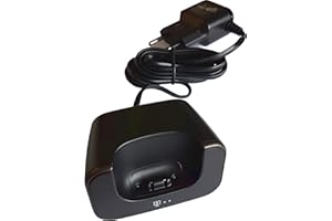 LADESCHALE 207L Telekom Ladeschale/Charger für T-COM Sinus 207 Pack / 207 / A207 / PA207 schwarz