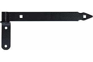 KEYMET Ladenband Ladenbänder Türbänder Torband 300 x 30 x 4 mm mit 14 mm Kloben Schwarz