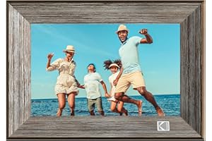 KODAK Cadre Photo Numérique WiFi Cadre Photo Numerique 10 Pouces, Cadre Numérique Photo avec HD IPS à Écran Tactile, Bois Sma