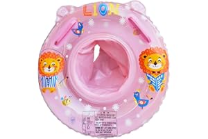 XQMMGO Flotador de Anillo de natación para bebé, Flotador de Piscina Inflable con Asiento para bebés/niños pequeños de 6 a 36 Meses