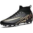 BLBK Football Boots Mens Professional Football Boots Unisex Outdoor Kids high Tops Suitable for Artificial Turf AG Competition Training Shoes