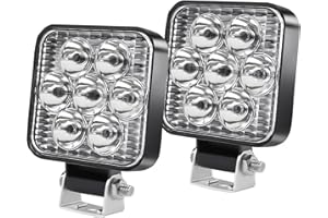 CO LIGHT 2 Pcs 2.5 Inch LED Square Light Bar 8000LM IP68 Work Lights 12v Off Road Lights For Truck, Off Road Vehicle, ATV, UTV, 4WD, Boat