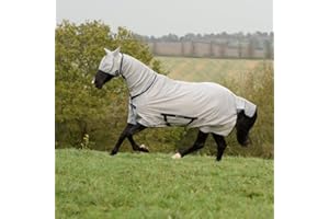 KERBL Bucas Freedom Full Neck 140 Silber, Fliegendecke