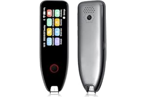 RIOKKO Scanner Pen for Dyslexia Language Translator Support 112 Speech Reading Device WiFi/Offline Translation Reading Pen, Smart Scanner Pen with Camera