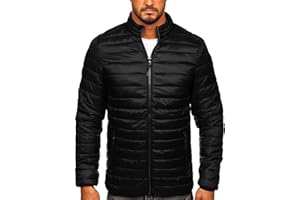 BOLF Herren Übergangsjacke Daunenjacke Leichte Steppjacke Funktionelle Jacke Isolationsjacke Funktionsjacke Thermojacke Outdoor Freizeitjacke Windjacke Stehkragen Kapuze Blousons Sportlicher Stil 4D4