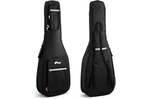 TIGER GGB35-CL Classical Guitar Padded Gig Bag/Case - Black