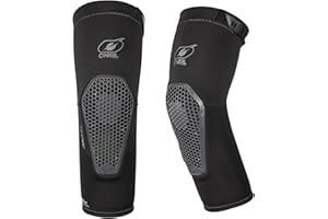 O'NEAL | Protezione per il gomito | MTB | Protezione IPX® Softgel, Ventilazione posteriore, Perfetto per tutto il giorno in sella | Protezione per il gomito Flow | Adulto | Grigio | Taglia L