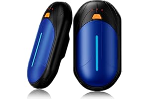 TIEMA Hand Warmers Rechargeable 2 Pack, Electric Hand Warmers with 20Hrs Long Heating, 2 in 1 Portable Handwarmers Cordless USB Pocket Hands Heater Outdoor Warm Gift for Hunting, Golf, Camping,Ski