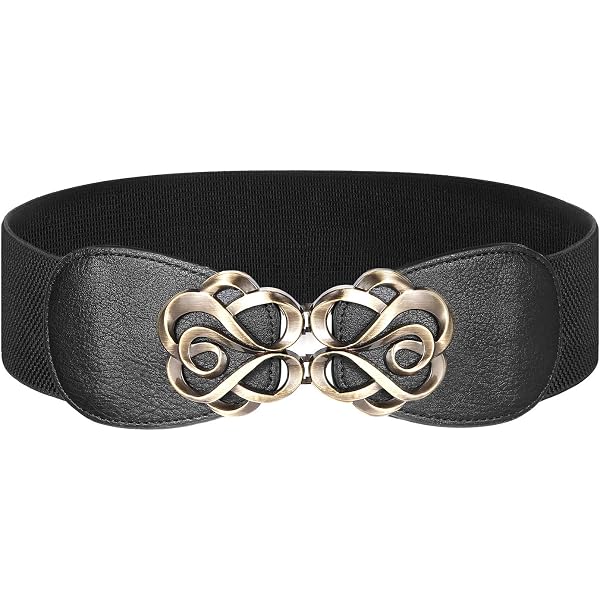 BlackButterfly 3 Inch Wide Waspie Elastic Vintage Buckle  display picture 1