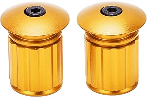 Lwuey Tapones Manillar Bicicleta,Tapas Extremo Bicicleta Tapa del Universal Topes de Moto Perillas Aluminio Tapón Carretera Tapas Bloqueo Ajustables Expandibles para MTB Ordinaria velocípedo 2Piezas