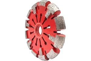 GVHAKG Diamentowa tarcza frezarska 130 mm, 17 mm, tarcza do czyszczenia podłóg z ogrzewaniem podłogowym, bardzo twardy jastrych, bardzo twarde podłogi betonowe i usuwanie kwiatów, tarcza odśnieżająca