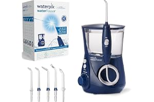 Waterpik Ultra Professional Water Flosser, Mundusch, Blå | Med 6 Munstycken och avancerad kontroll av vattentrycket, Med 10 I