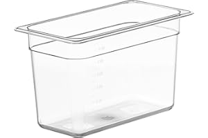 ‎LIPAVI LIPAVI C5 Sous-Vide Behälter - 6,6 Liter, 32,3 x 17,2 x H:20,3 cm. Starkes, durchsichtiges Polycarbonat. Passende Deckel für Anova, Wancle und weitere Marken Wird separat verkauft. Passt L5