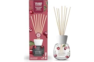 Yankee Candle Signature Scented Reed Diffuser | Black Cherry Aroma Diffuser | up to 10 Weeks of Fragrance | 100 ml | Perfect Gifts for Women