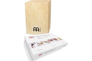 Meinl Percussion MYO-CAJ - Cajón de madera con parche natural, Kit Básico, Natural, Marrón