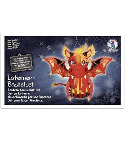 Ursus Laternenbastelset Dino - Easy Line Für Kinder Ab 3 Jahren
