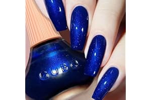 Major Dijit Vernis à ongles à séchage rapide bleu perle vernis à ongles d'été Nail Art vernis à ongles normal gratuit 0,42 fl oz.
