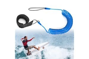 ‎JEEZAO JEEZAO Surfboard Leash,TPU Paddle Leash mit Sicherheit Fußschlaufe für Stand Up Paddle SUP Board Surfbrett 10 Füße