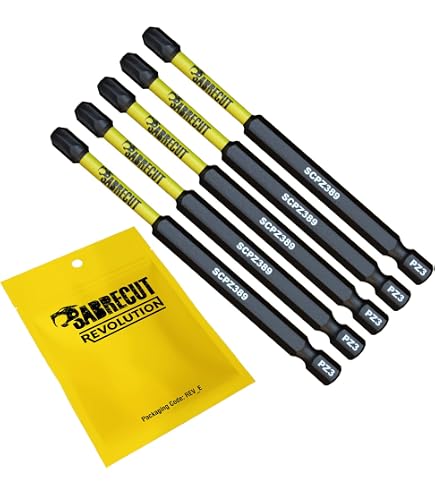 15 Piece Impact Bit Set SabreCut Revolution PZ3 Impact Drill Driver ...