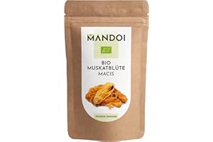 ‎MANDOI Mandoi BIO Muskatblüte ganz MACIS, 25g. Muskatblüten von der Muskatnuss frisch aus Indonesien