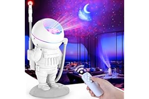 YAZEKY Proiettore Cielo Stellato, Lampada da Proiezione Astronauta Galassia Stellare, Luce Notturna con Nebulosa, per Camera da Letto e Soffitto, Regali per Bambini e Adulti