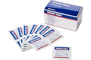 BSN Medical Cuticell 72383-01 Surgical Dressings Sachets, Cutisoft Wipes (Pack of 100)