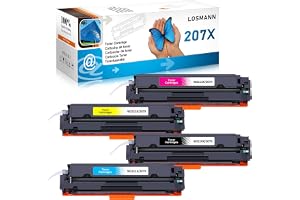 Losmann 207X Toner Med Chip Kompatibel för HP 207X 207A Flerpack