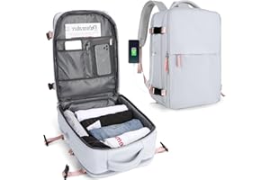 SZLX Sac à Dos Voyage Cabine 40x20x25 Ryanair Bagage Cabine Femme Bagage à Main Easyjet 45x36x20 Avion Sac à Dos Ordinateur Imperméable Homme Sac-Avion avec Compartiment à Chaussures de Grand capacité