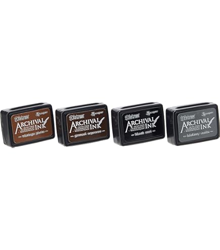 Mini Tampone Inchiostro Ranger Wendy Vecchi – Formato Mini, Inchiostro Indelebile Per Stamping E Scrapbooking, Multicolore - 2